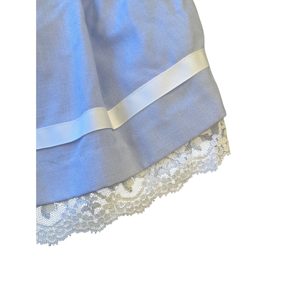 Vintage 90s Baby Girl Dress Bonnie Jean Button Accents Lace Trim Size 2T Sailor - Picture 3 of 6